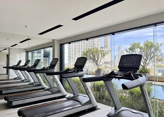 Lejlighed Walk To Bts L Large 49sqm L Near Iconsiam Bangkok