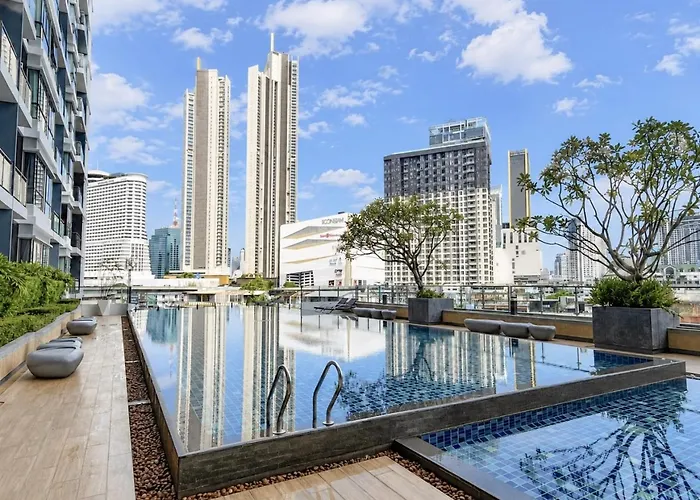 Lejlighed Walk To Bts L Large 49sqm L Near Iconsiam Bangkok