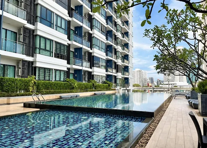 Walk To Bts L Large 49sqm L Near Iconsiam * Bangkok