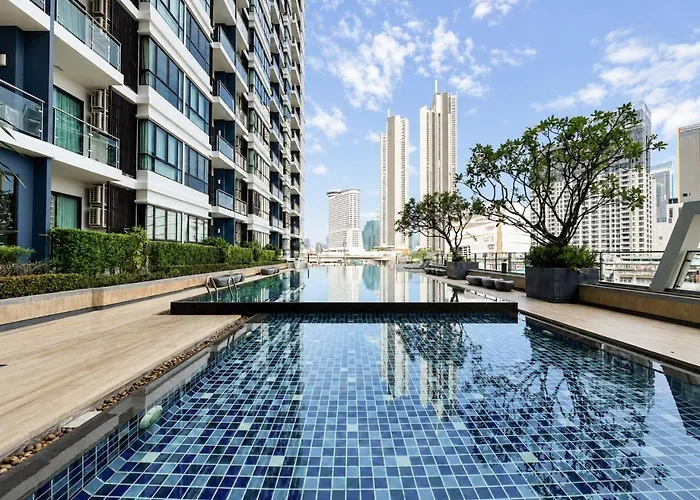 Walk To Bts L Large 49sqm L Near Iconsiam Lejlighed Bangkok